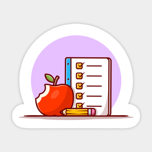 Back To School Cartoon Vector Icon Illustration (2) Sticker